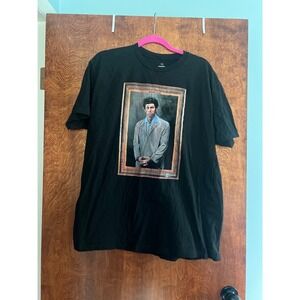 Seinfeld Graphic Tee Mens XL Black The Kramer Portrait Ripple Junction